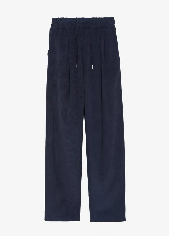 Men The Frankie Shop Bottoms Camden Corduroy Pants Navy