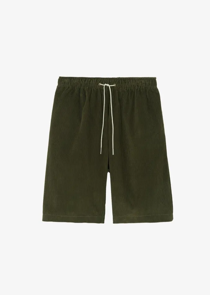 Men The Frankie Shop Bottoms Camden Corduroy Shorts Olive