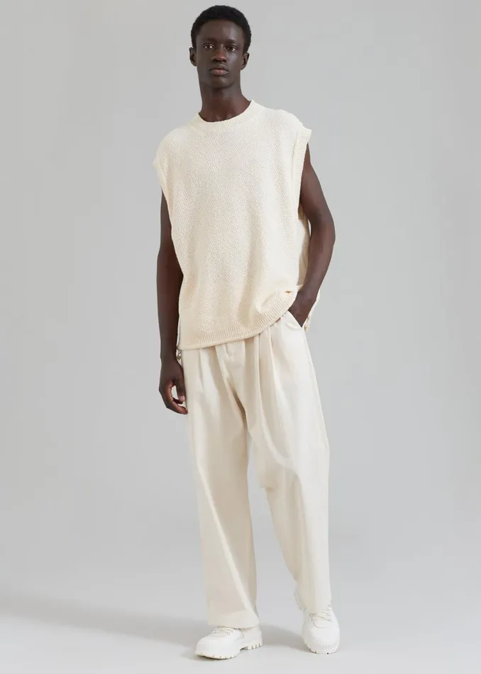 Men The Frankie Shop Bottoms Charlie Pants Cream