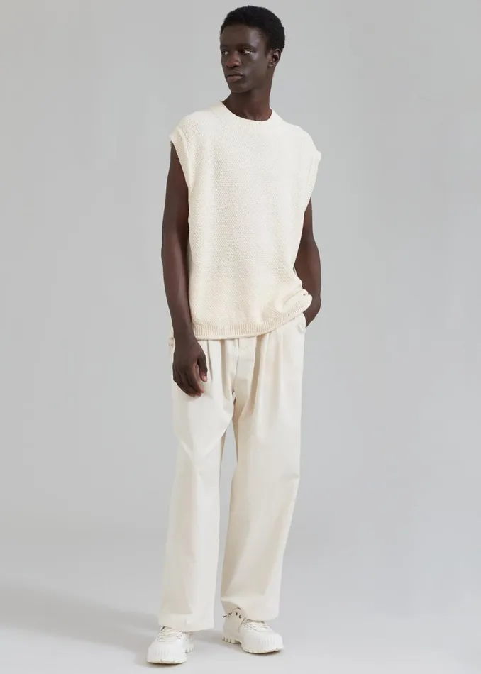 Men The Frankie Shop Bottoms Charlie Pants Cream