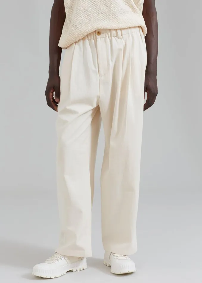 Men The Frankie Shop Bottoms Charlie Pants Cream