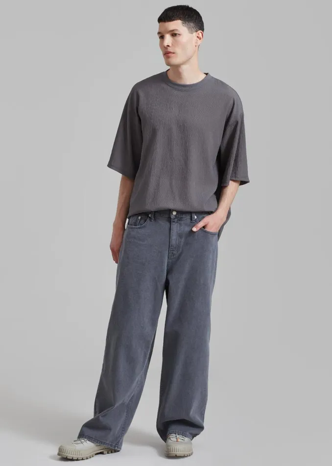 Men The Frankie Shop Bottoms Connor Jeans Grey Wash
