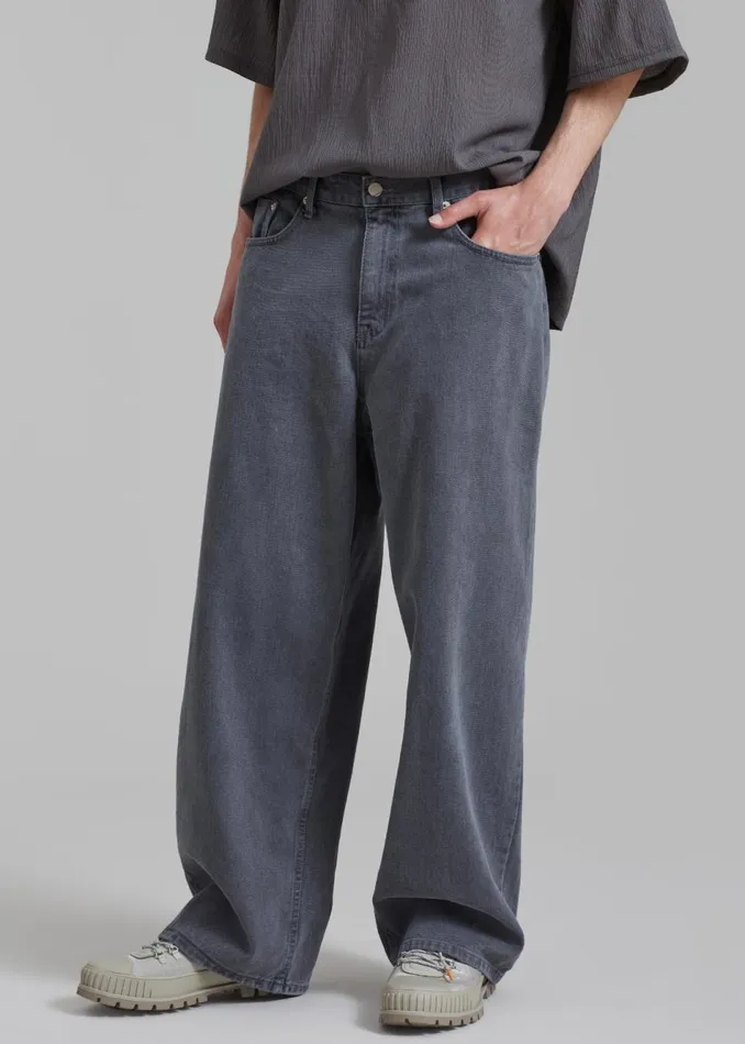 Men The Frankie Shop Bottoms Connor Jeans Grey Wash