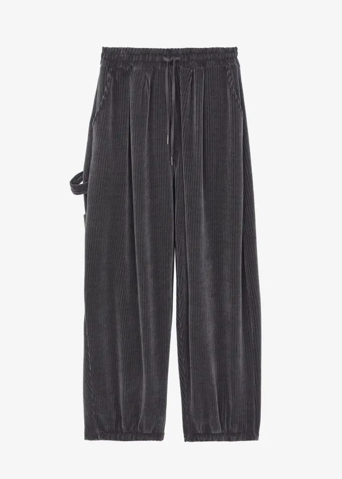 Men The Frankie Shop Bottoms Declan Corduroy Pants Charcoal