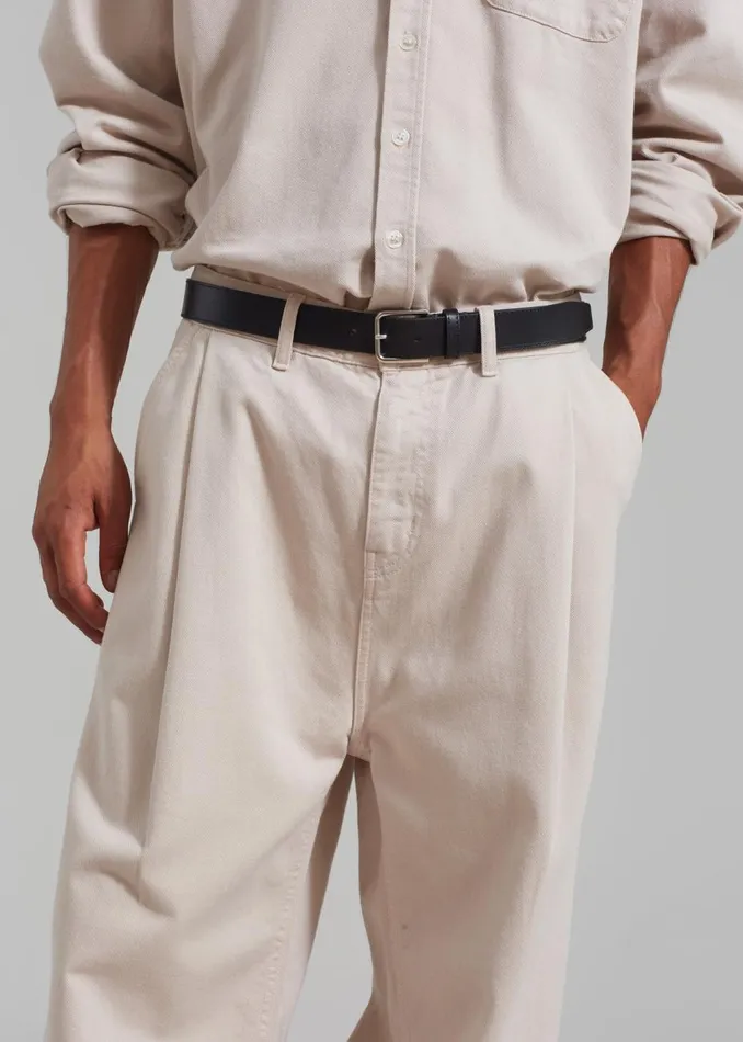 Men The Frankie Shop Bottoms Drew Denim Pants Natural