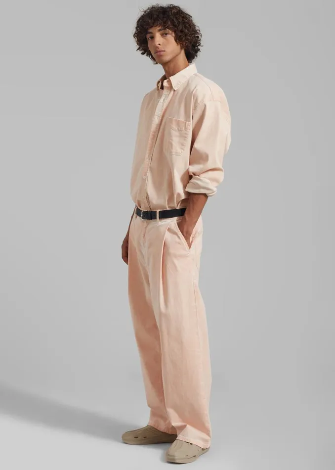 Men The Frankie Shop Bottoms Drew Pants Faded Pink