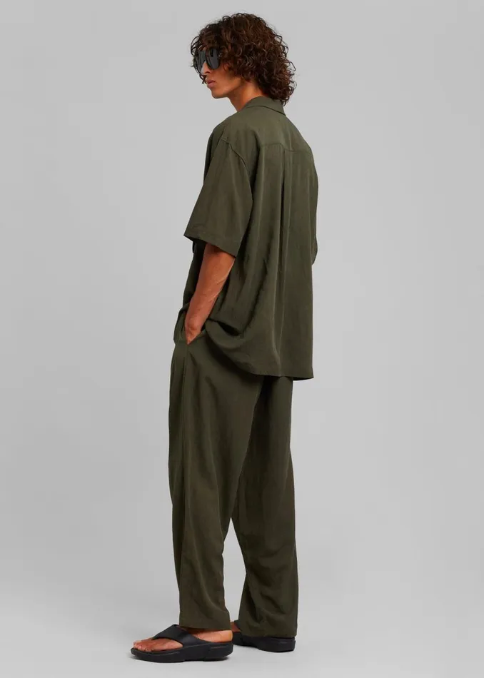 Men The Frankie Shop Bottoms Georg Puch Pants Olive