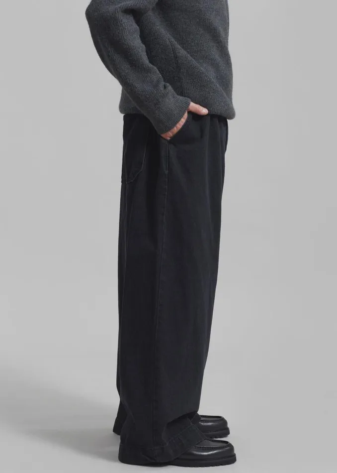 Men The Frankie Shop Bottoms Graham Denim Pants Black Wash
