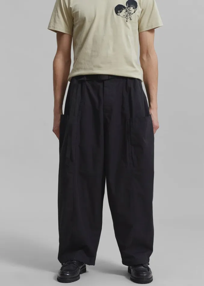 Men The Frankie Shop Bottoms Jameson Balloon Pants Black