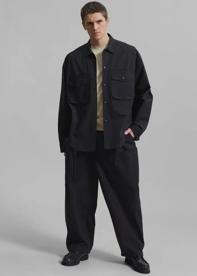Men The Frankie Shop Bottoms Jameson Balloon Pants Black
