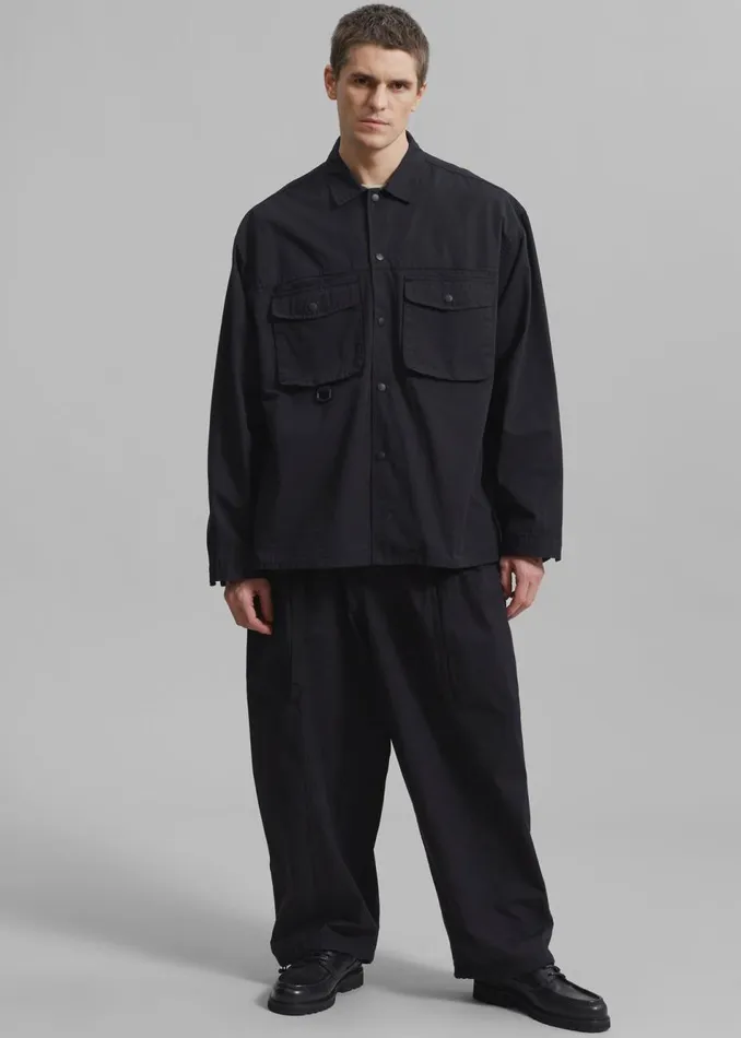 Men The Frankie Shop Bottoms Jameson Balloon Pants Black