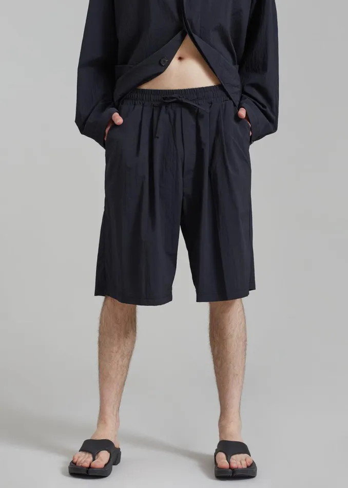 Men The Frankie Shop Bottoms Kabo Tracksuit Shorts Black