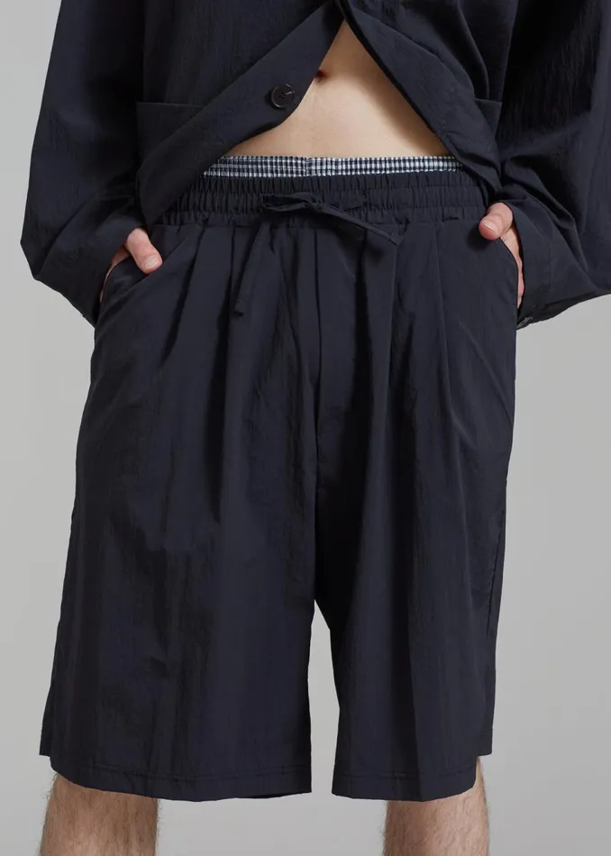 Men The Frankie Shop Bottoms Kabo Tracksuit Shorts Black