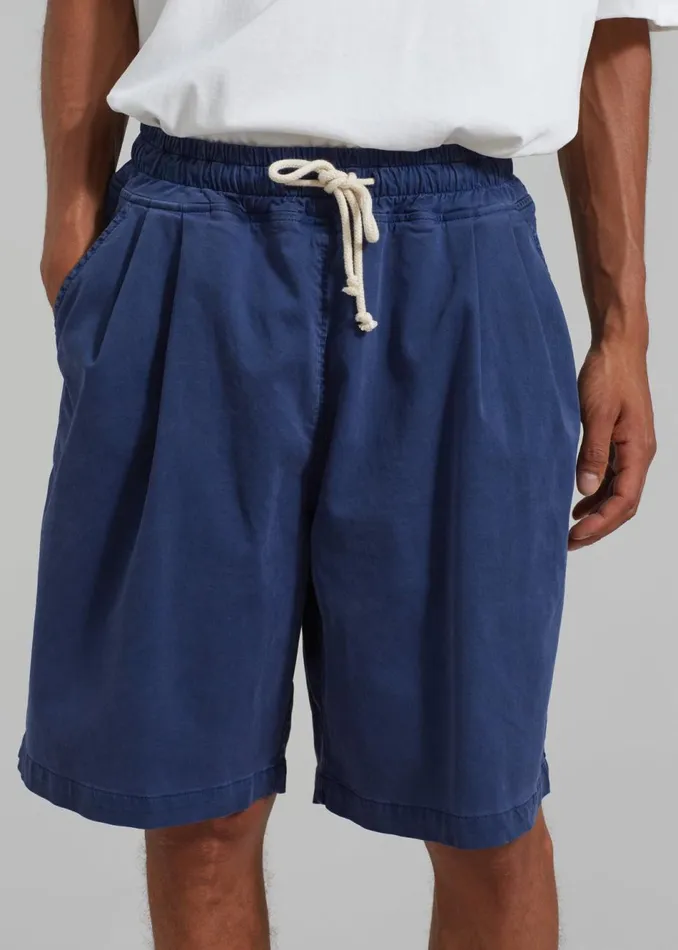 Men The Frankie Shop Bottoms Pierce Shorts Blue