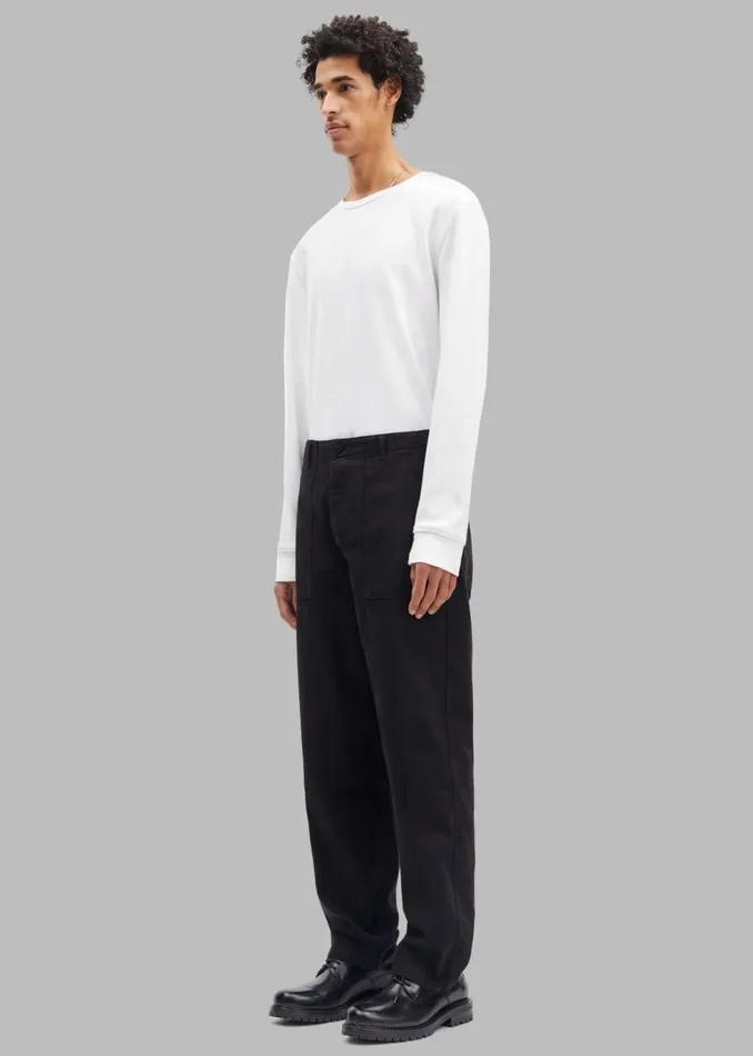 Men The Frankie Shop Bottoms Samse Samse Fanon Trousers Black