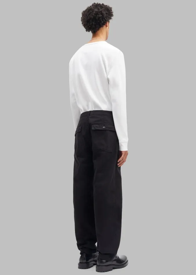 Men The Frankie Shop Bottoms Samse Samse Fanon Trousers Black