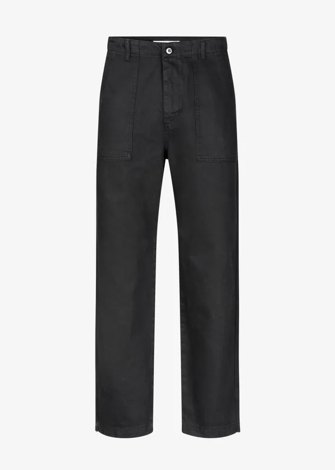Men The Frankie Shop Bottoms Samse Samse Fanon Trousers Black