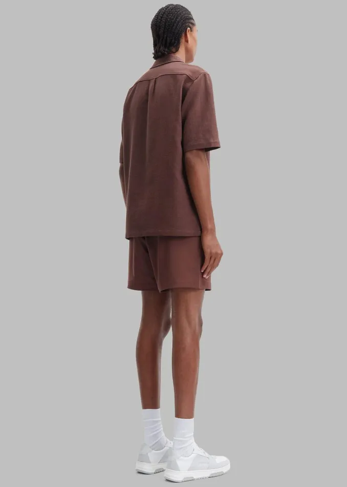 Men The Frankie Shop Bottoms Samse Samse Moses Swim Shorts Brown Stone