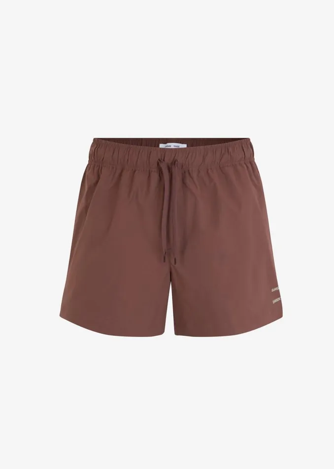 Men The Frankie Shop Bottoms Samse Samse Moses Swim Shorts Brown Stone