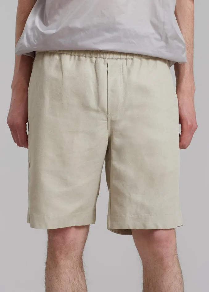 Men The Frankie Shop Bottoms Samse Samse Smith Shorts Agate Grey
