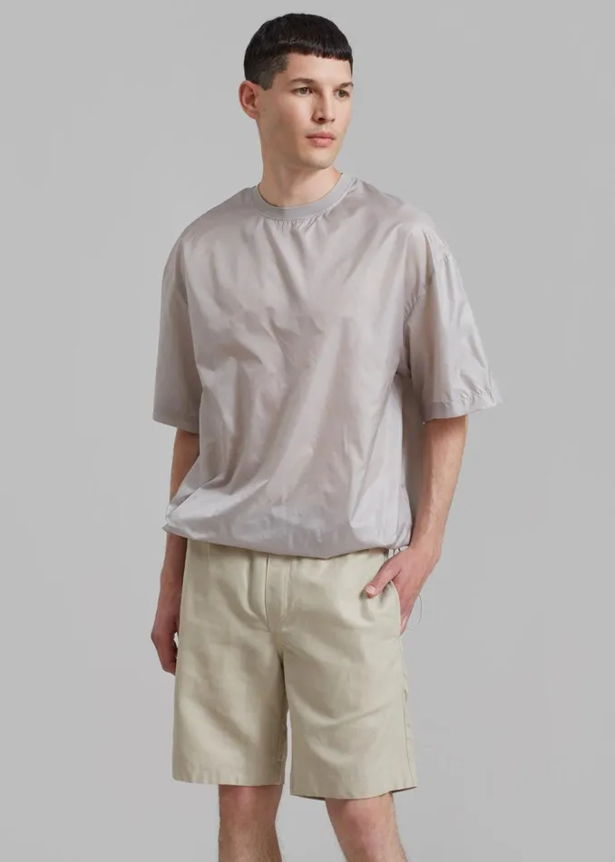 Men The Frankie Shop Bottoms Samse Samse Smith Shorts Agate Grey