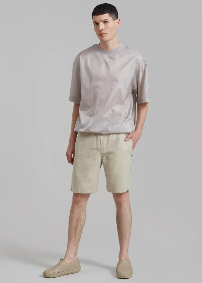 Men The Frankie Shop Bottoms Samse Samse Smith Shorts Agate Grey