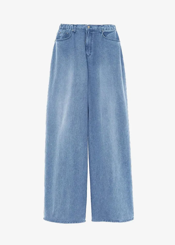 Men The Frankie Shop Bottoms Sasha Men Wide Leg Jeans Worn Wash