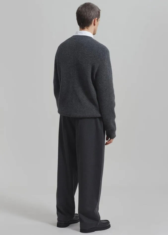 Men The Frankie Shop Bottoms Theo Pants Charcoal