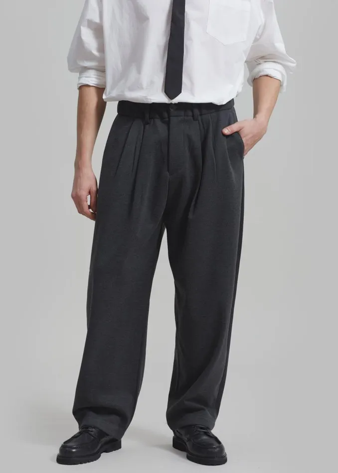 Men The Frankie Shop Bottoms Theo Pants Charcoal