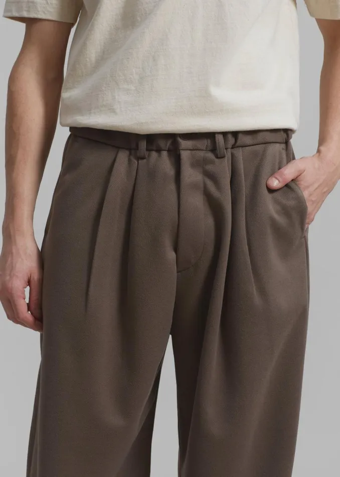 Men The Frankie Shop Bottoms Theo Pants Cocoa