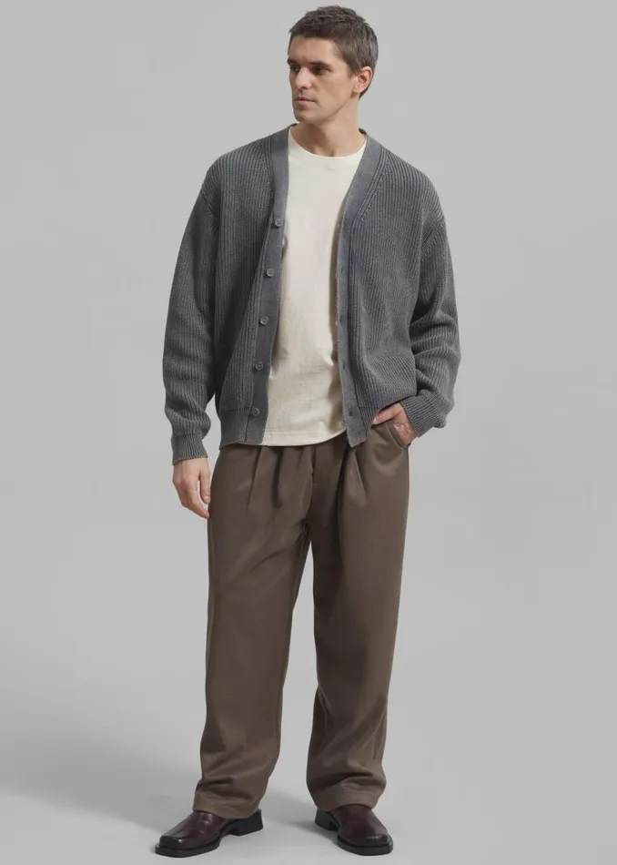 Men The Frankie Shop Bottoms Theo Pants Cocoa