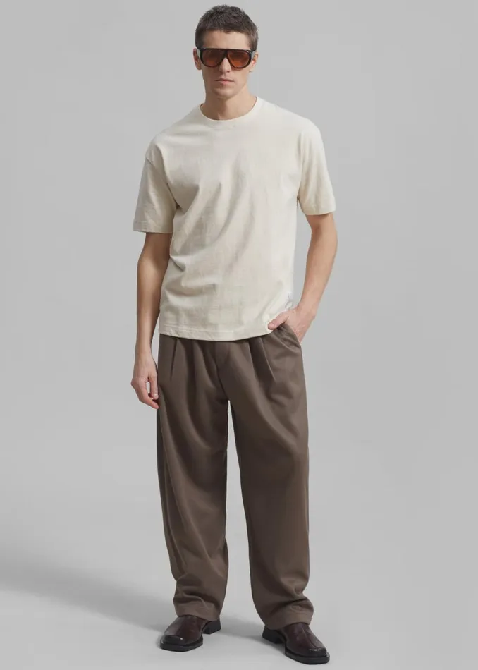 Men The Frankie Shop Bottoms Theo Pants Cocoa