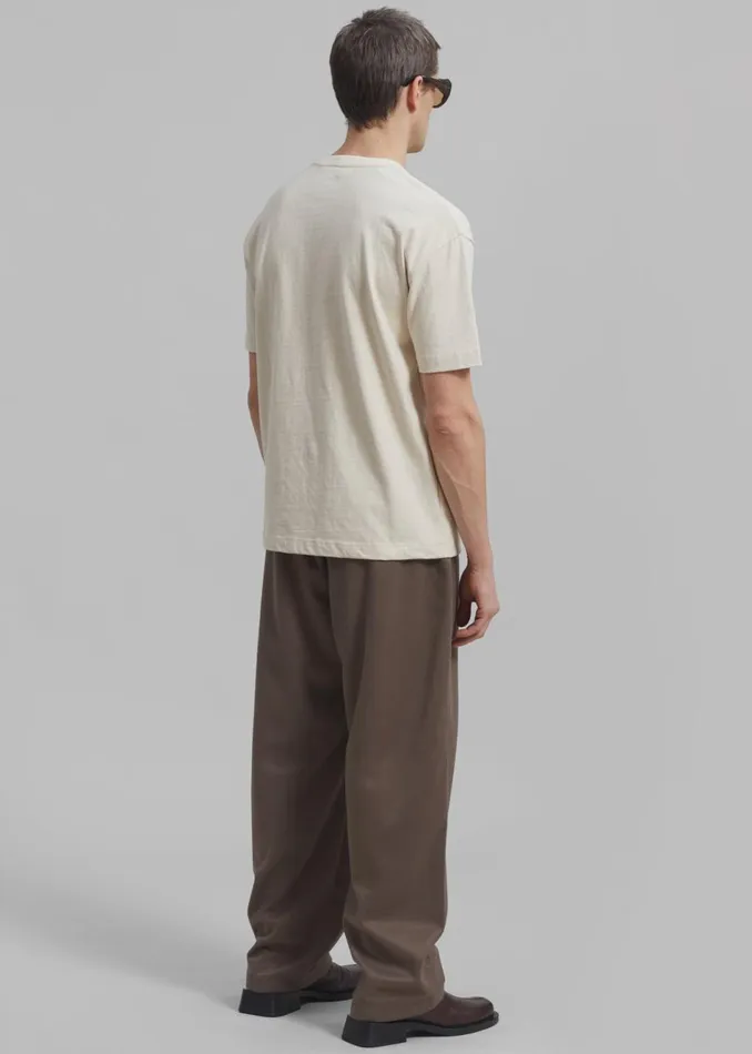 Men The Frankie Shop Bottoms Theo Pants Cocoa
