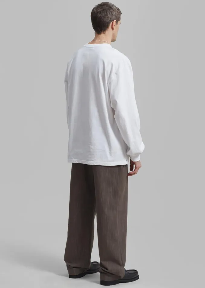 Men The Frankie Shop Bottoms Wells Denim Pants Brown