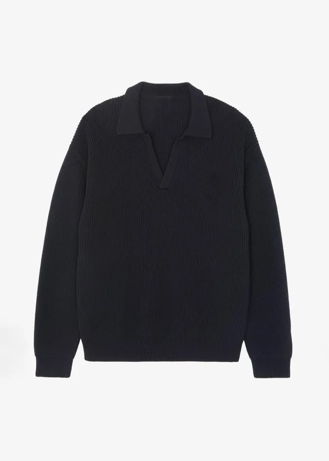 Men The Frankie Shop Knitwear Anson Pullover Black
