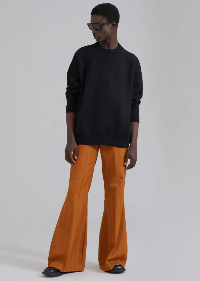 Men The Frankie Shop Knitwear Arne Sweater Black