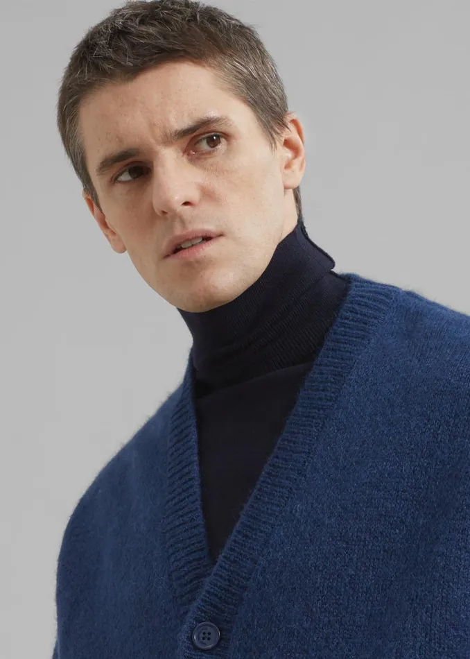 Men The Frankie Shop Knitwear Lucas Cardigan Blue