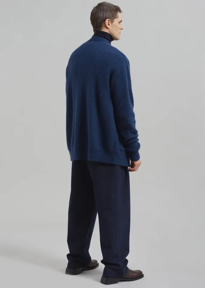 Men The Frankie Shop Knitwear Lucas Cardigan Blue
