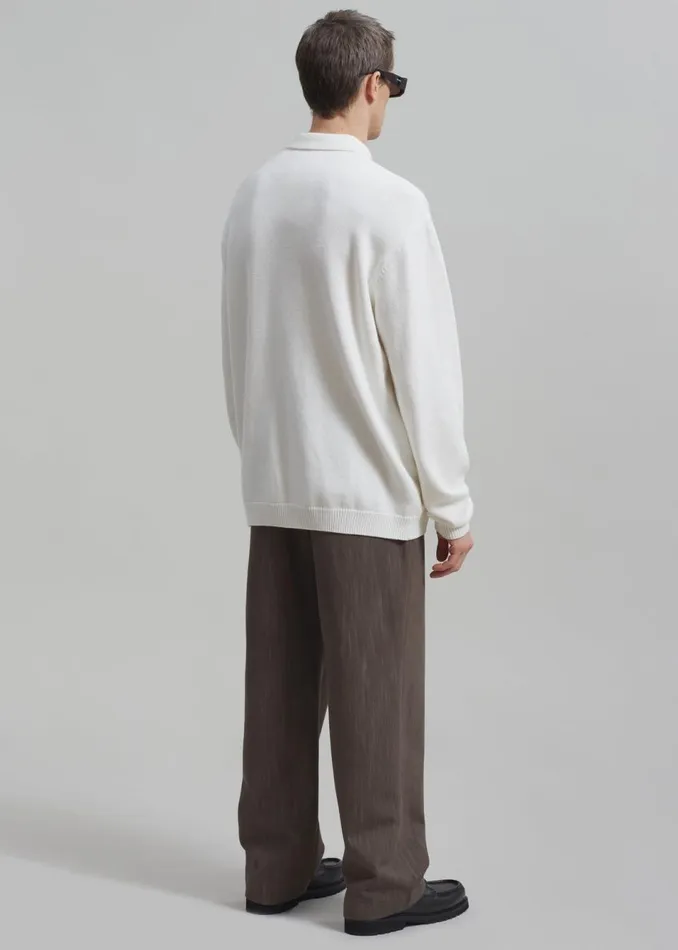 Men The Frankie Shop Knitwear Myles Cardigan White