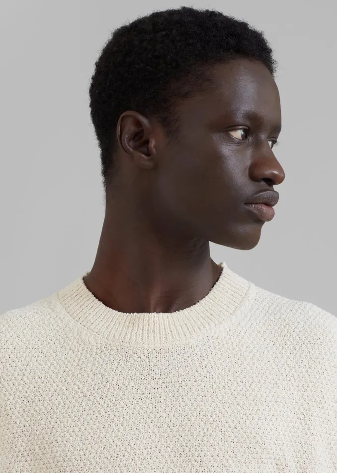 Men The Frankie Shop Knitwear Oslo Knit Vest Cream