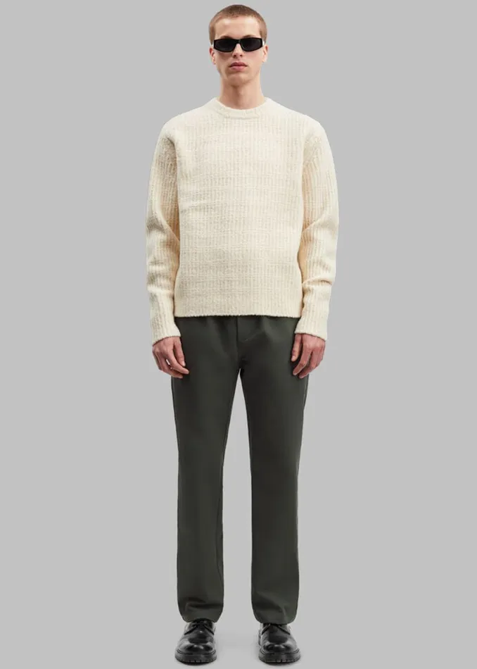 Men The Frankie Shop Knitwear Samse Samse Carter Crew Neck Clear Cream