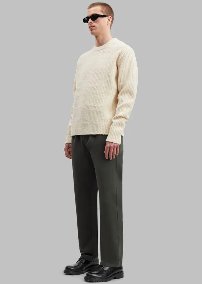 Men The Frankie Shop Knitwear Samse Samse Carter Crew Neck Clear Cream