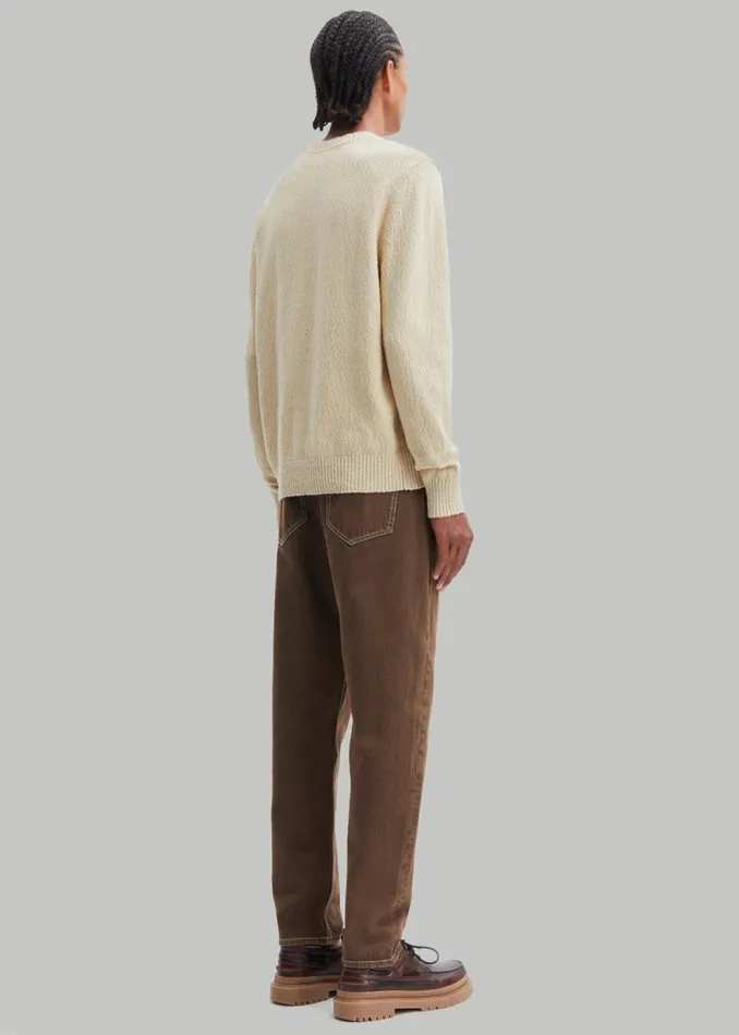 Men The Frankie Shop Knitwear Samse Samse Ray Crew Neck Castle Wall