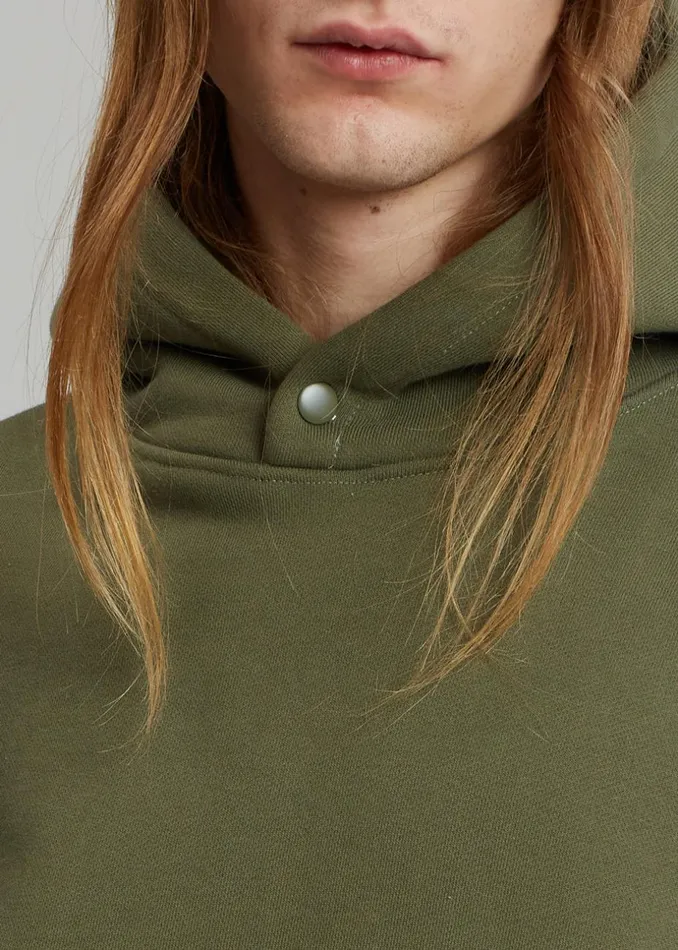 Men The Frankie Shop Loungewear Gene Hoodie Dark Olive