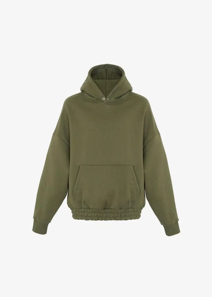 Men The Frankie Shop Loungewear Gene Hoodie Dark Olive