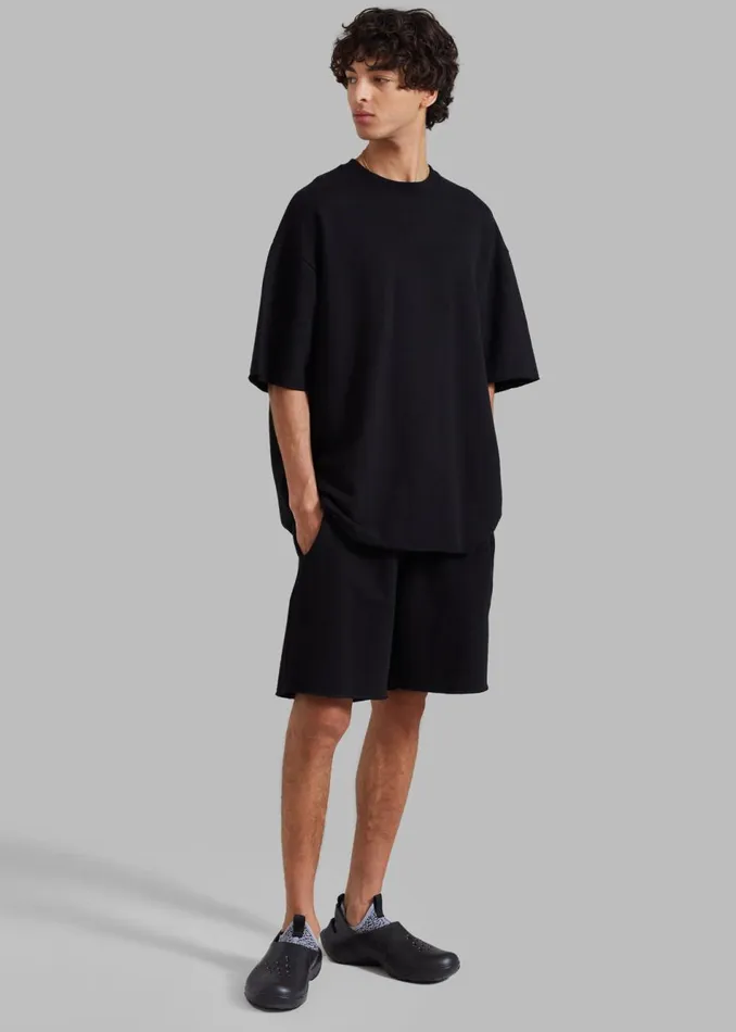 Men The Frankie Shop Loungewear Mason Sweatshorts Black