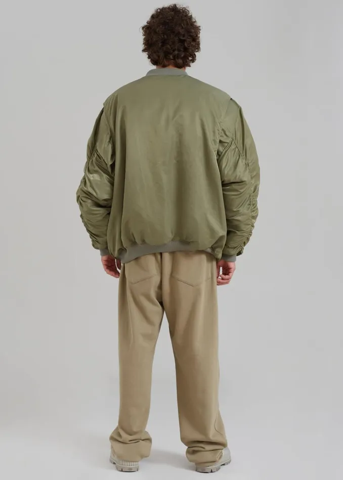 Men The Frankie Shop Outerwear Antwan Oversized Bomber Green