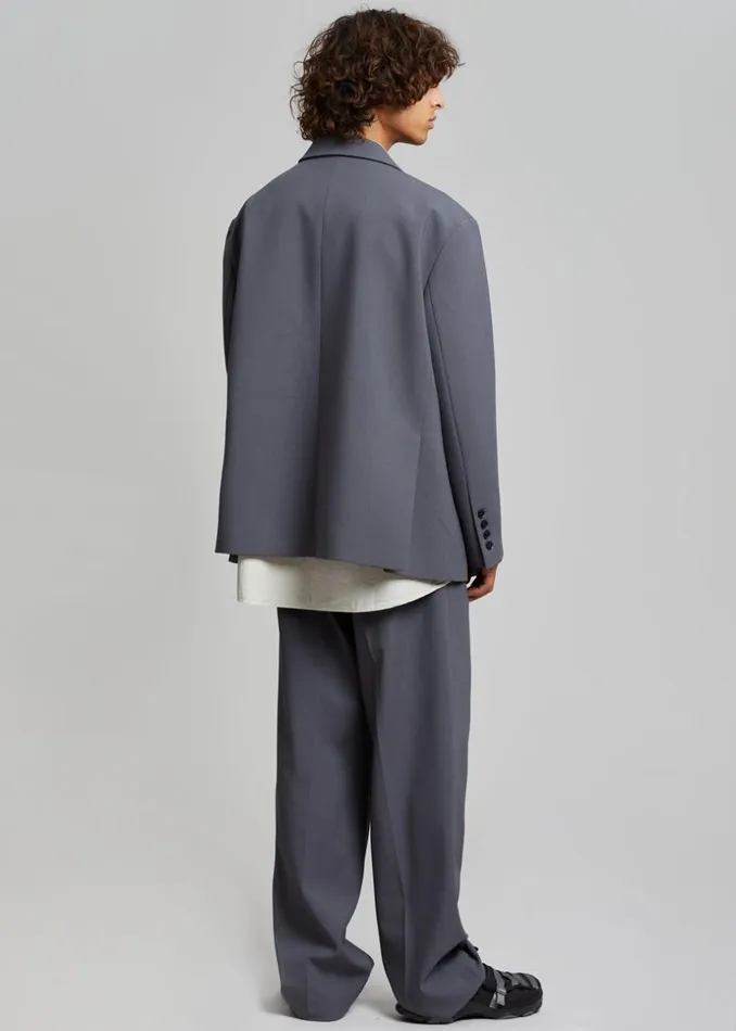 Men The Frankie Shop Outerwear Beo Blazer Charcoal