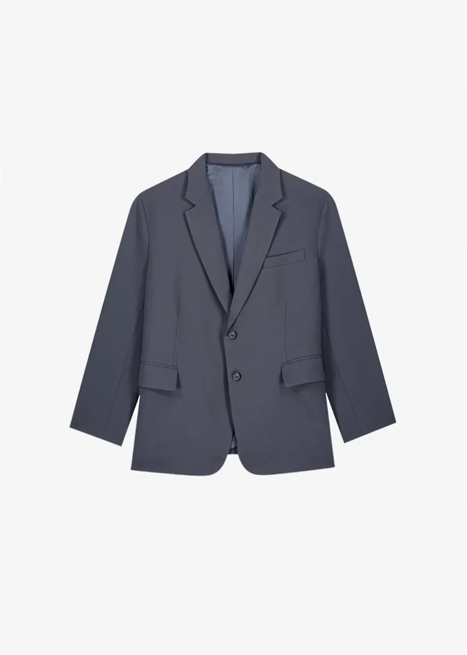 Men The Frankie Shop Outerwear Beo Blazer Charcoal