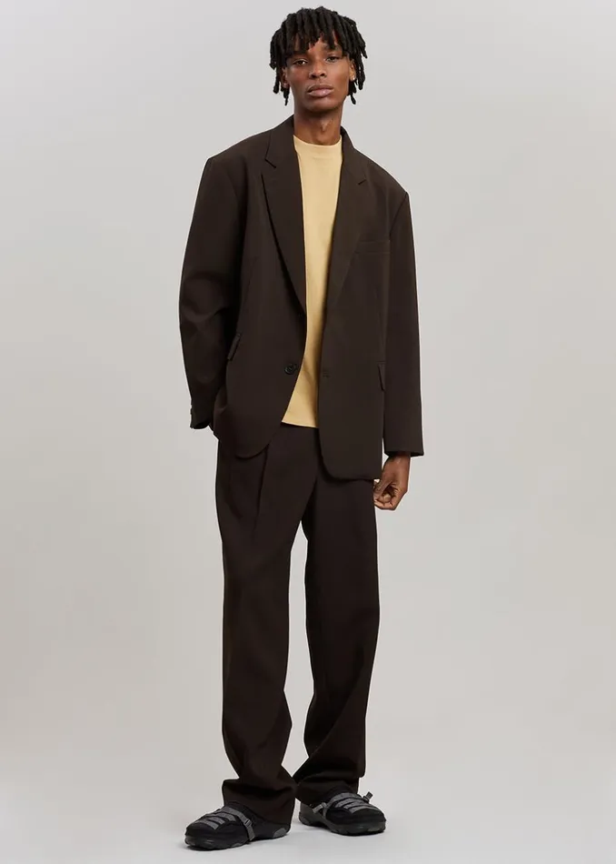 Men The Frankie Shop Outerwear Beo Blazer Dark Espresso
